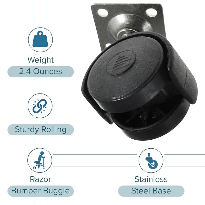 Front Caster Wheel for Razor Bumper Buggie