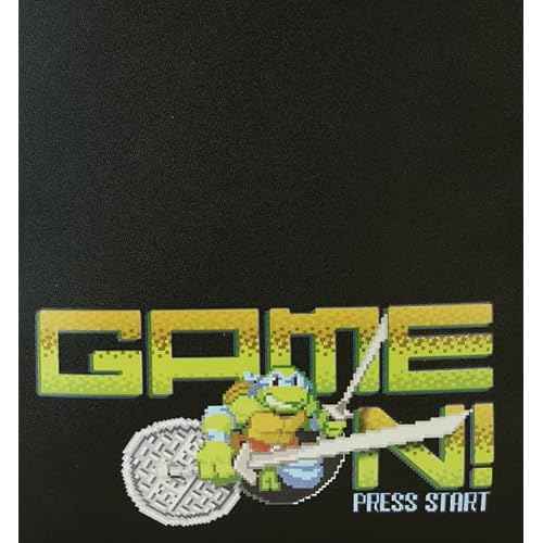 Loungefly Teenage Mutant Ninja Turtles 40th Anniversary Vintage Arcade Mini Backpack, Black/Charcoal, Taglia unica