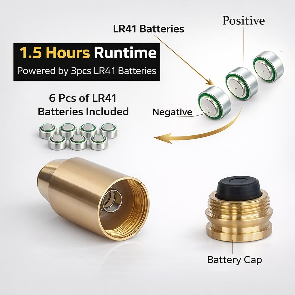 Gotical Tactical Red Laser Bore Sight Cal .40 Brass Boresighter Cartridge Red Dot (Will Work with Smith and WES'S) (Cal .40 Brass Boresighter)