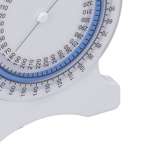 PerGar Inclinometer Gauge for Physical Therapy Non Leak Bubble Accurate Measurements for Students Professionals Your Professional Physical Therapy Aid (Blue)