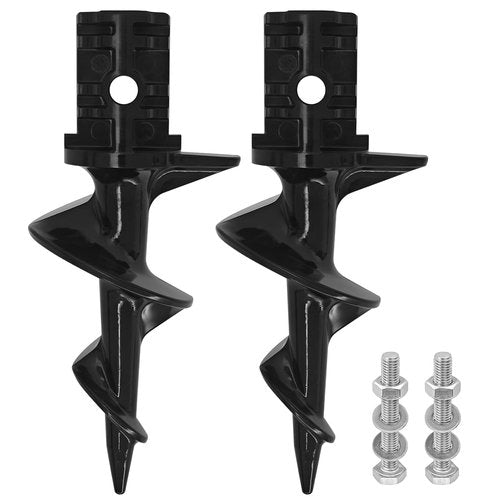 Dock Auger Sand Auger Boat Anchor for PVC Tubing Sandbar Anchor,Sand Anchor for Boat,Dock Auger Fit 1.5" Schedule 40 PVC with 1.57" ID,for Secure Pontoon Boat Beach Umbrella Shallow Water Anchor
