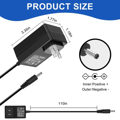8.4V Power Supply Charger for Heated Gloves - Compatible with Savior Snow Deer Sun Will Heated Gloves, Heated Socks,Heated Vest Battery Power Cord