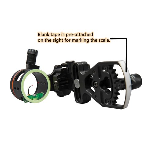 Perogen Archery Compound Bow Sight Single Pin One Pin Lightweight Durable Machined Aluminum .019" Fiber Optic ¡­