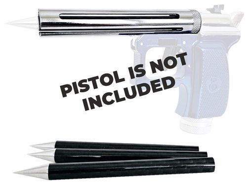 Hawki Gem Rocket (Bolt) Barrel Set - Air-Bow Conversion Kit for Gem Air Pistol with Precision Brass Barrel & Carbon Shaft Air-Rockets