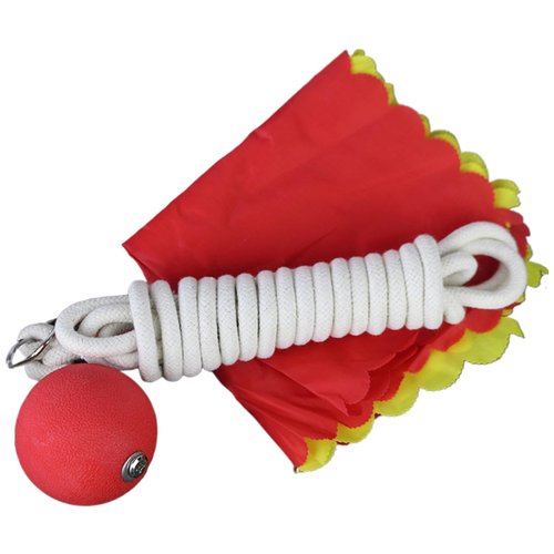 Rope Dart Hammer Rubber Weight Throw Exercise Ball with Rope,Soft Martial Arts Weapons Chinese Traditional Kung Fu Fitness Equipment
