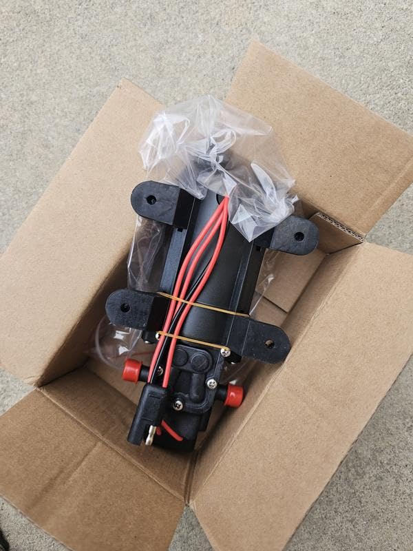 12V DC Water Pump 1.2 GPM Diaphragm Pump for RV Marine Boat Garden