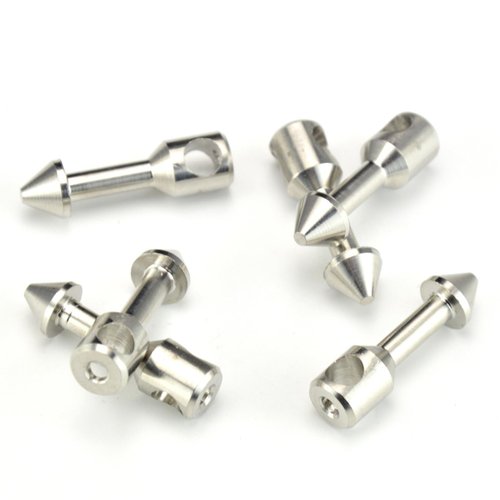 BINGGA 2/6Pcs Portable Fishing Tackle Spearfishing Insert Diver Speargun Band Diver Spearfishing Wishbone Stainless Steel