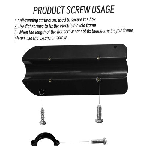 Cunlvyyds Ebike Controller Box Compatible 30A,35A Motor Controller Ebike Battery Waterproof & Dustproof Ebike Battery Case Easy to Install Ebike Battery Bag Ebike Supplies,Ebike