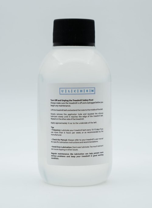 Silicone Treadmill Belt Lubricant, NSF H1 Grade,13-inch Application Tubes, Pure Silicone Oil, Non-Toxic & Odorless, High-Temperature Resistant, Easy to Use for All Brands (4.2 oz/124 ml)