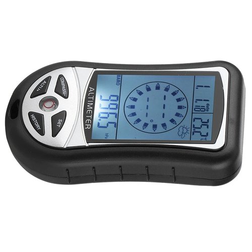 Barometer Altimeter, Portable Compass Multifunctional Electronic Weather E Ic Boussole Electronique Altitude Altimeters for Forecast Hand Hold Hiking Camping Outdoor Lover