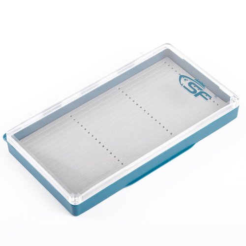 SF Fly Fishing Box Magnetic Closure Streamer Foam Polycarbonate Material Clear Lid Trout Flies Fly Box For Nymphs Fly Box Liner