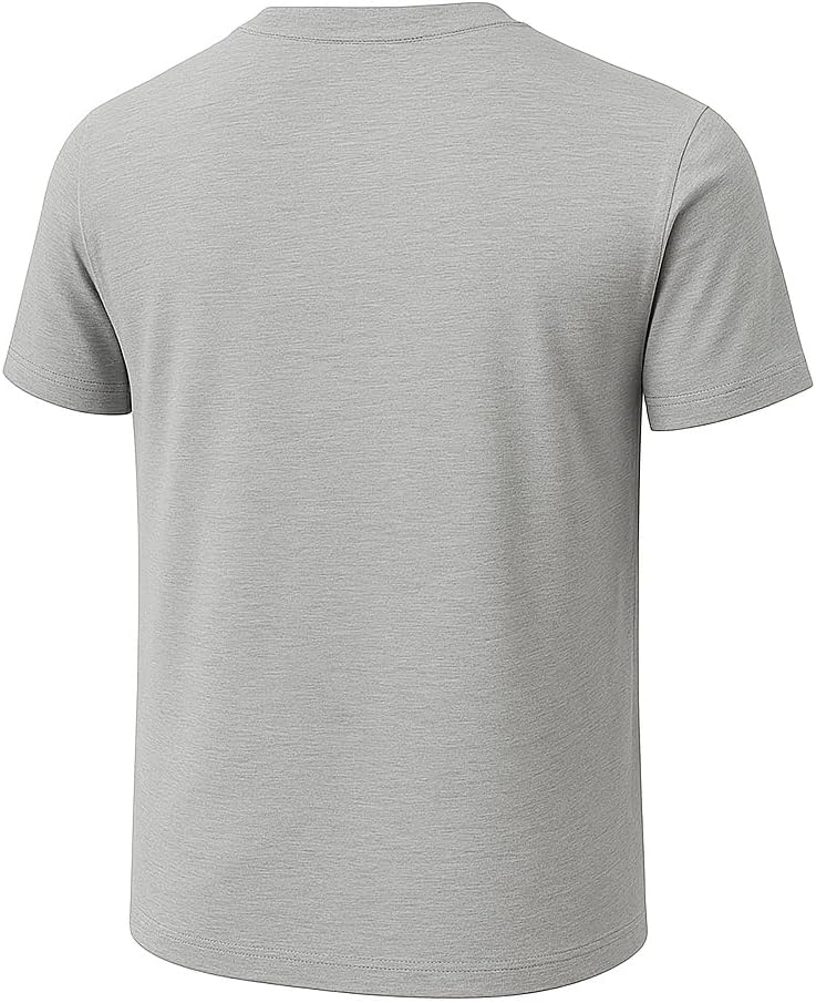 2-Pack Bulk Men’s V-Neck T-Shirts – Soft Pre-Shrunk Premium Cotton, Short Sleeves, Reinforced Collar, Crew Neck, Casual Fit