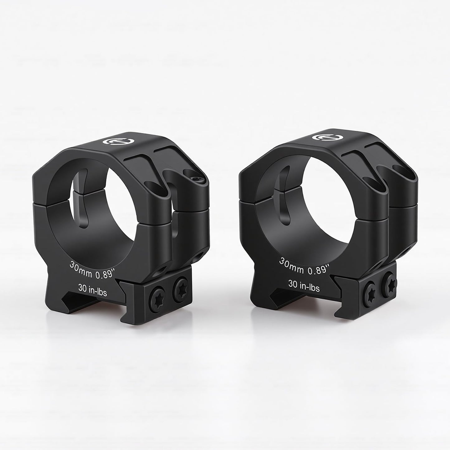 Techhunters Precision Rifle Scope Rings - 6061-T6 Aluminum Picatinny 30mm Scope Mounts 1.05 inch Center High (Medium, 30mm)