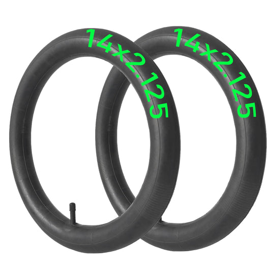 2-Pcs 14x2.125 Bike Tube for Electric Bike, 14x2.125 Inner Tube 14 x 2.125 Inner Tube 14 inch Bike Tube 14x1.75 14x1.95, Schrader Valve