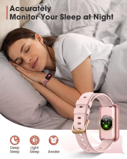 Health & Fitness Tracker, Smart Watches for Women with 24/7 Heart Rate,Sleep Tracker, 20+ Sport Modes Fitness Watches for Women, Smart Watch for Phones, IP68 Step Tracker, Pedometer Watch, Gift
