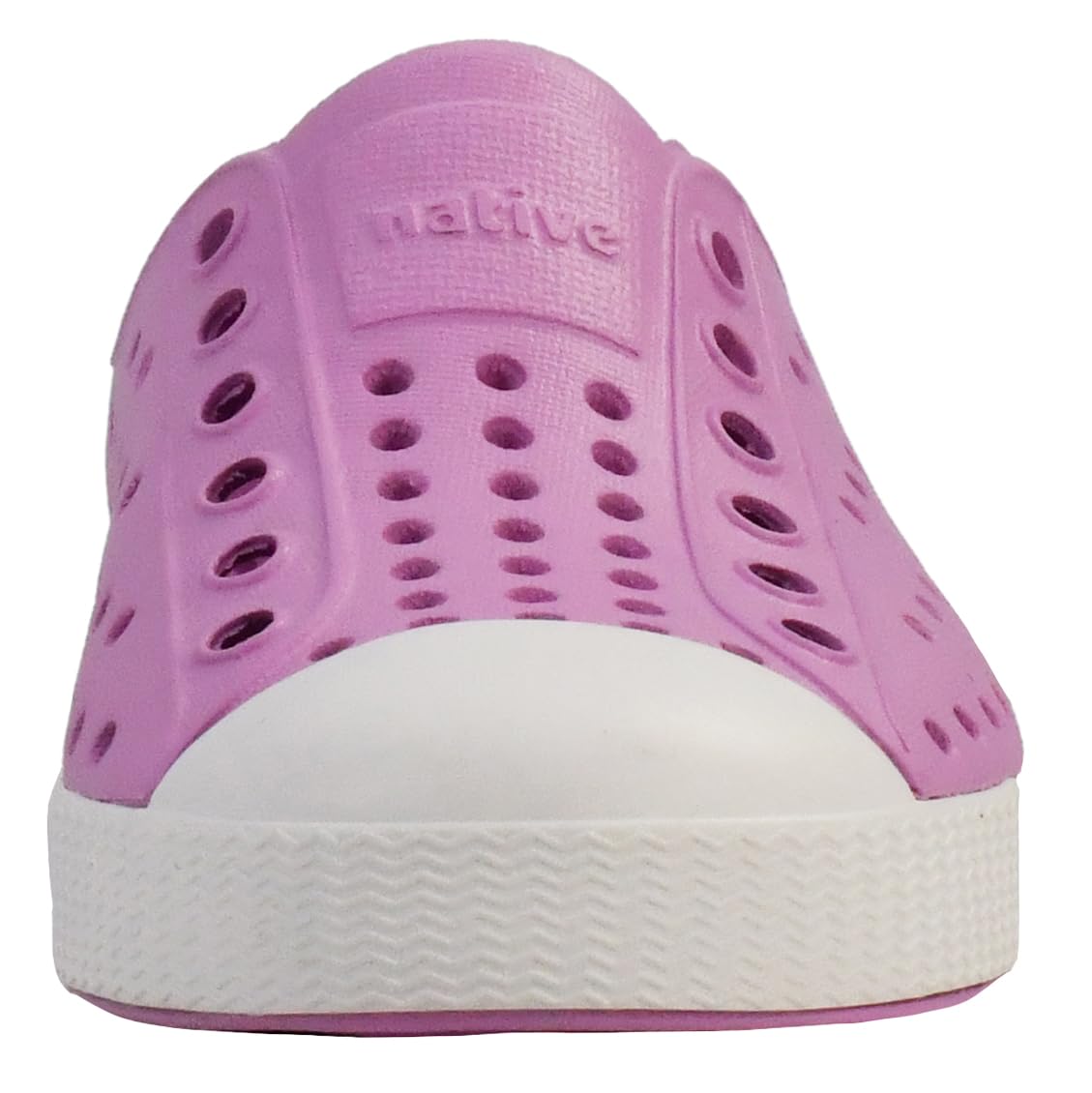 Native Shoes Unisex-Kids Jefferson Sneakers, Chillberry Pink/Shell White, 8 Toddler