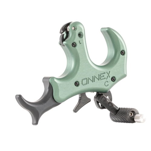 Stan OnneX Clicker Thumb Bow Release Aid for Archery & Hunting - Adjustable, DLC-Coated Resistant Internals, Smooth Action, Click-Feedback System, Modular 3 or 4 Finger Fit, Sage, Smalll