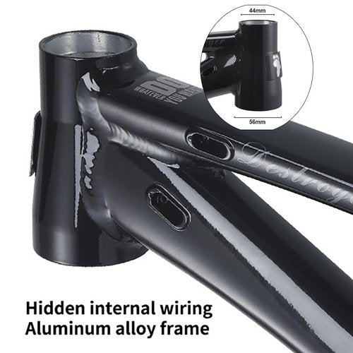 KLWEKJSD 27.5er 29er Aluminum Alloy Bike Frame 380mm/420mm/465mm Mountain Bike Frame Thru Axle 12×148mm XC/AM Hardtail Frame Disc Brake BB68mm (Color : 29er Black, Size : 465mm)