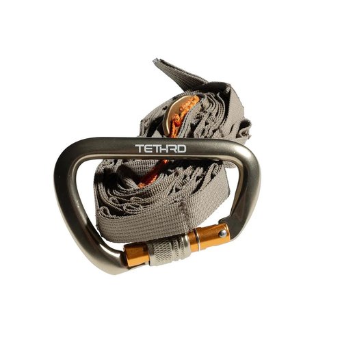 Tethrd HYS Strap - Durable 7' Long Gear Hanger for Saddle Hunting - T Hook Included for Quick Connection