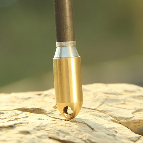 GKOXUQ 3Pcs Tip Practice Tip Tip Brasses Screw in Broadheads for Compound Bows