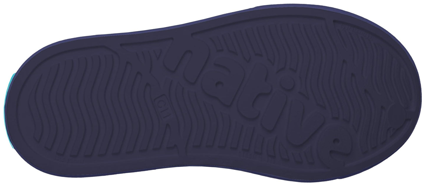 Native Shoes Unisex-Kids Jefferson Sneakers, Horizon Blue/Regatta Blue, 3 Little Kid