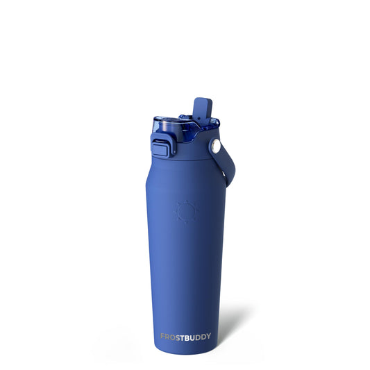 Frost Buddy 24oz Insulated Water Bottle - Straw & Chug Lid - Leak-Proof