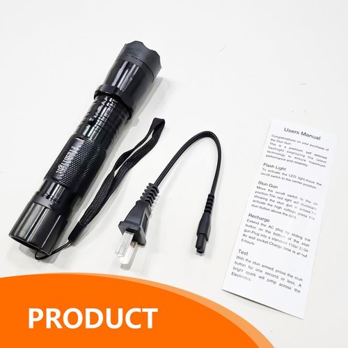 Gootatic Voltguard V95 Stun Torch – Light the Way, Gootatic Stun Flashlight, Rechargeable Tactical Flashlight, High Intensity, Long Lasting, Concealed Technology, for Night Walks, Outdoor Use (1PC)