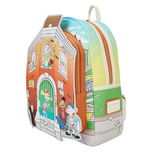 Loungefly Nickelodeon Hey Arnold! Sunset Arms Boarding House Mini Backpack