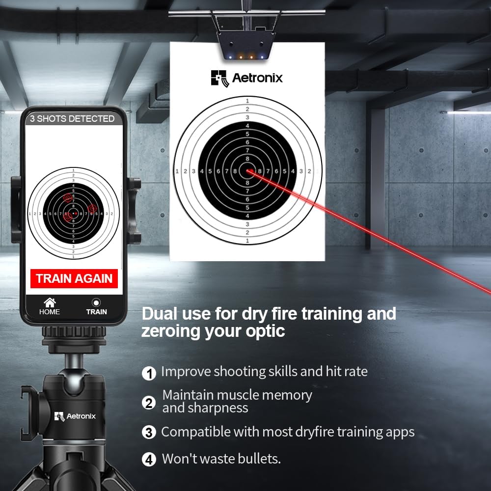 .38SPL Laser Training Cartridge Dry Fire Practice Ammo for Handguns Improve Accuracy & Shooting Skills Laser Bullet Compatible with .38 Special Revolvers