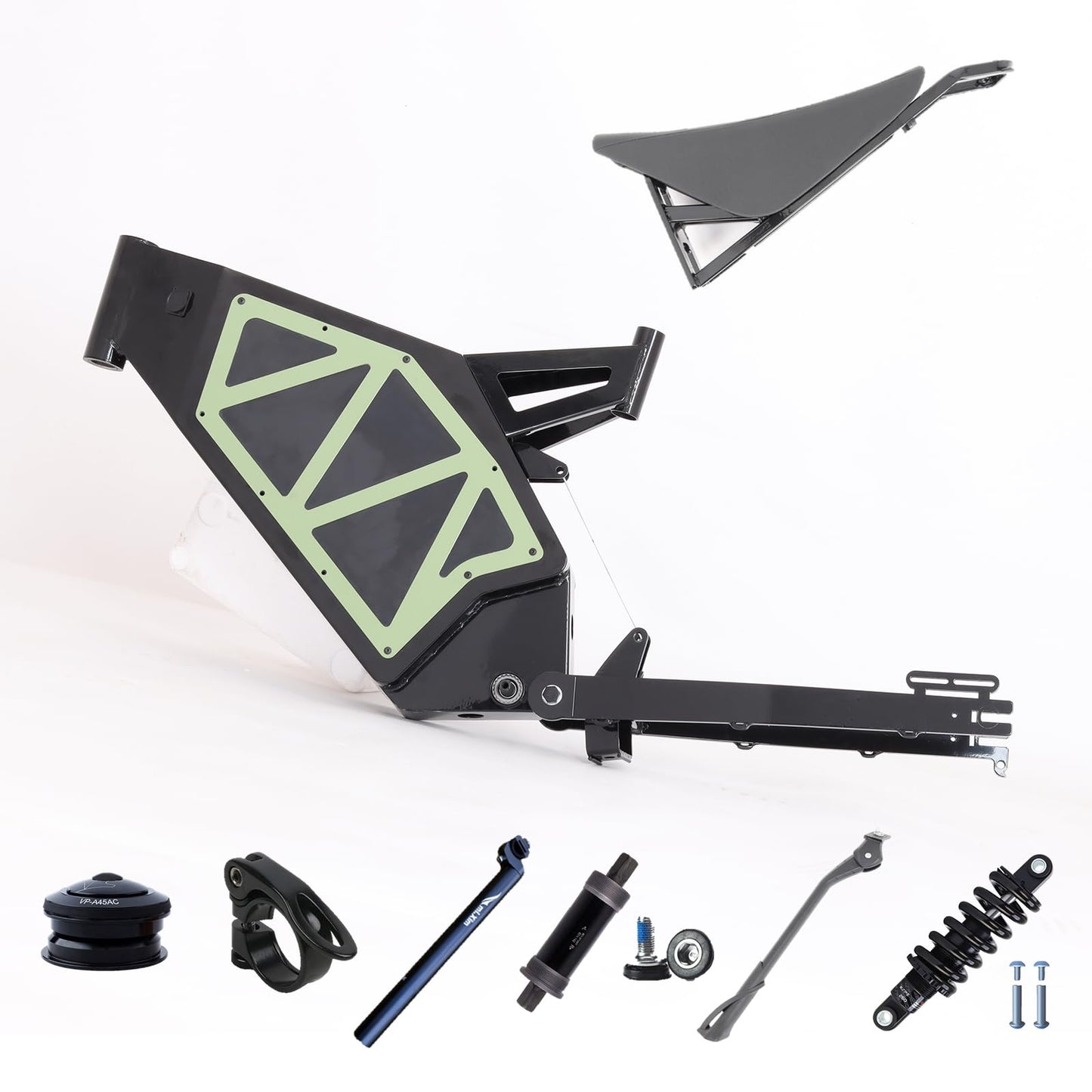 KEYU F1 Enduro ebike Frame Super Design Bicycle Strong Frame for Full Bikes Motorcycle seat Frame Enduro ebike Frame kit