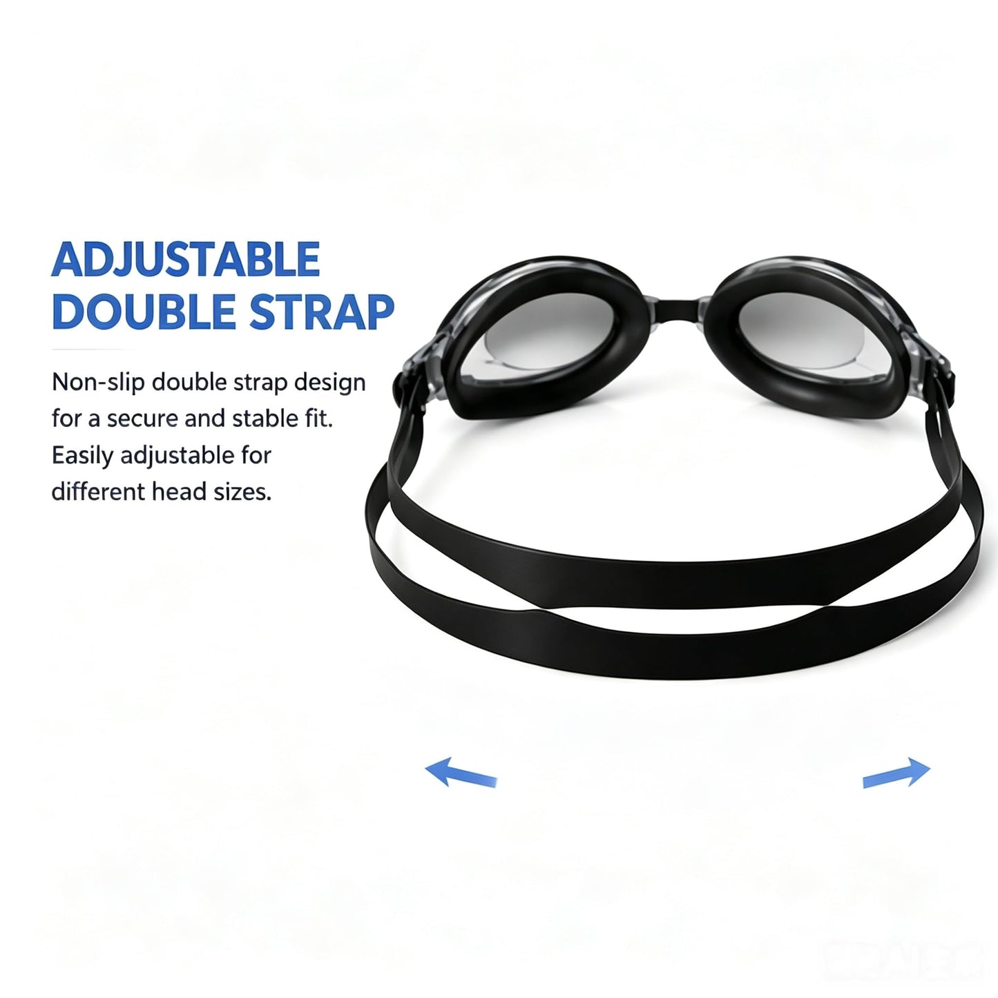 haetair Swimming Goggles For Men Women – Professional Fit & Comfort Unisex Swim Glasses For Adults Anti-Fog, Leak-Proof