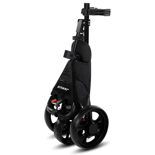 JANUS Golf Cart, Golf Bag cart, Foldable Golf Push cart,Golf Pull cart,3 Wheel Golf Push carts，with Gooseneck or Phone Holder