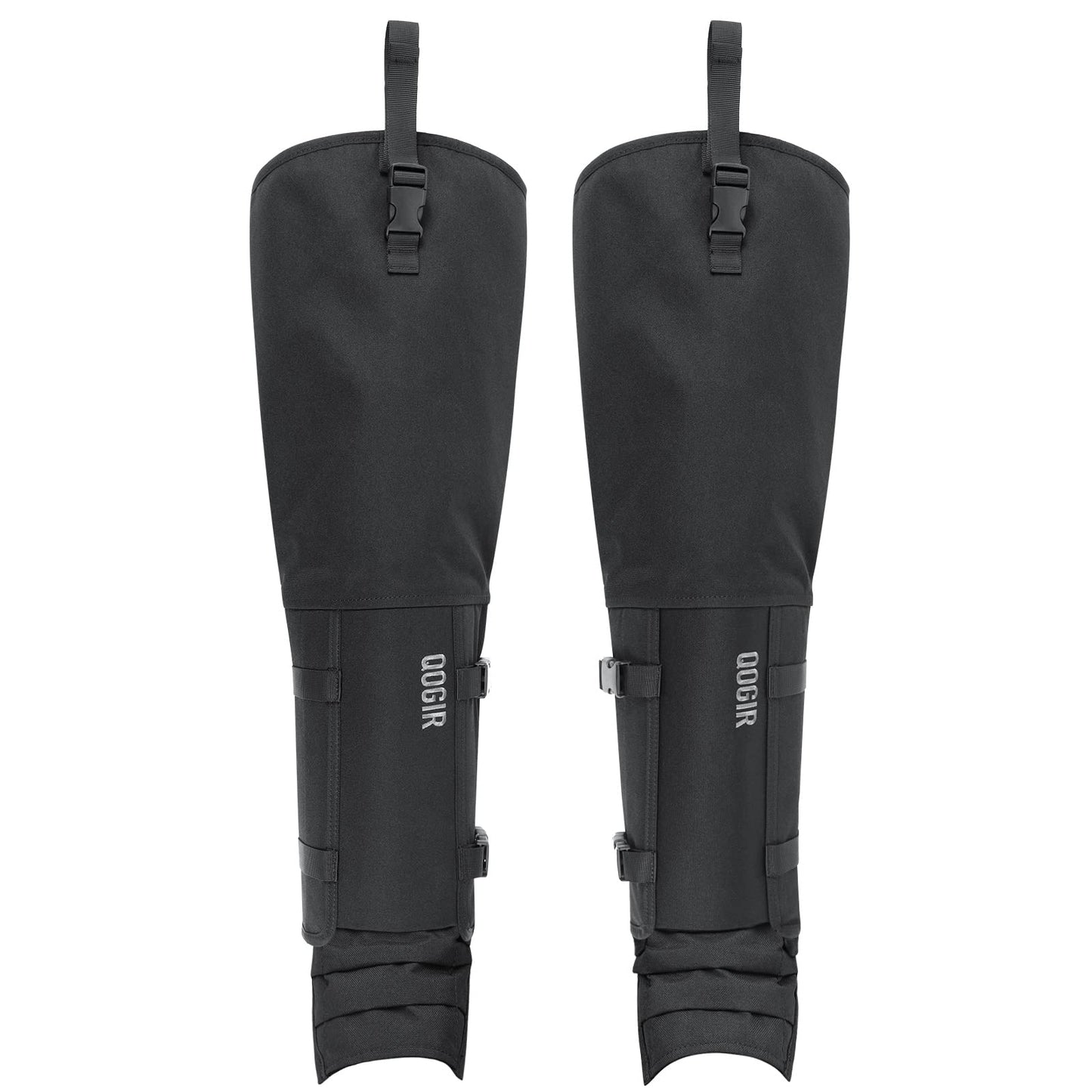 IceBlade Snake Chaps, Full Leg Protection from Snake Bites, Waterproof Hunting Gear, Adjustable Size Snake Guard Gaiters for Legs, Briar Thorns, and Brush, Durable Snake Bite Defense (Black)