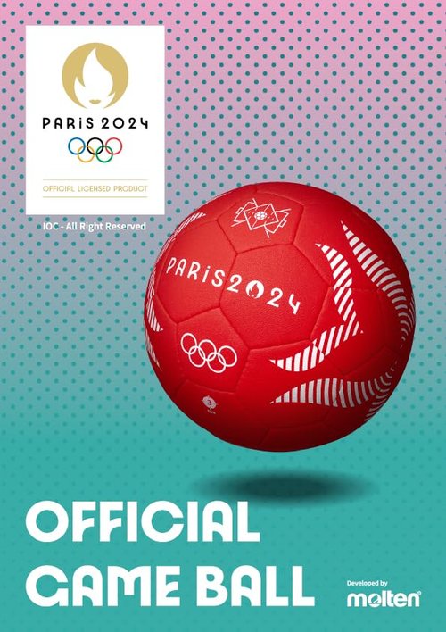 Molten A5000 Paris Olympics Licensed Model Handball H3A5000-S4F