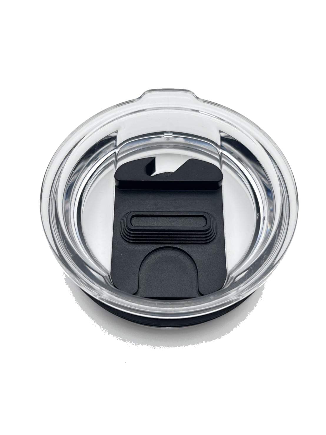 CNC Machined Aluminum Replacement Slider for Yeti MagSlider Lid – Bottle Opener & Pull Tab Lifter – Durable Hard Anodized Metal Slider Compatible with Yeti Rambler Tumblers (Black)