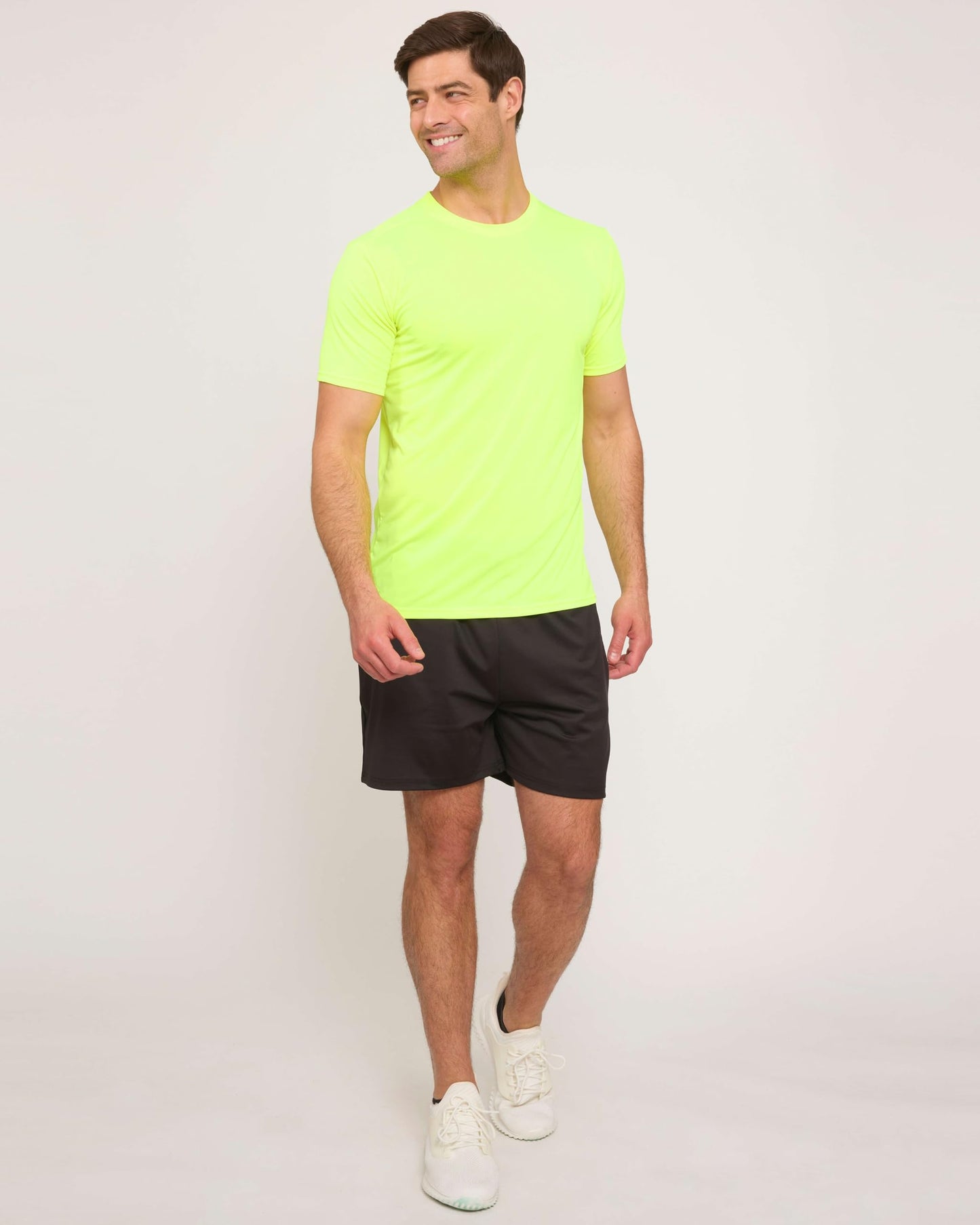 Real Essentials - Pack of 5 Men’s Active Quick Dry Fit Crew Neck T-Shirts Athletic Gym Workout Short Sleeve Tee Tops Camisas para Hombres Summer - 3X-Large - Set 14