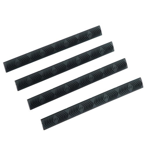 Picatinny Rubber Rail Accessory for Easy Installation Fit for MLOC Black