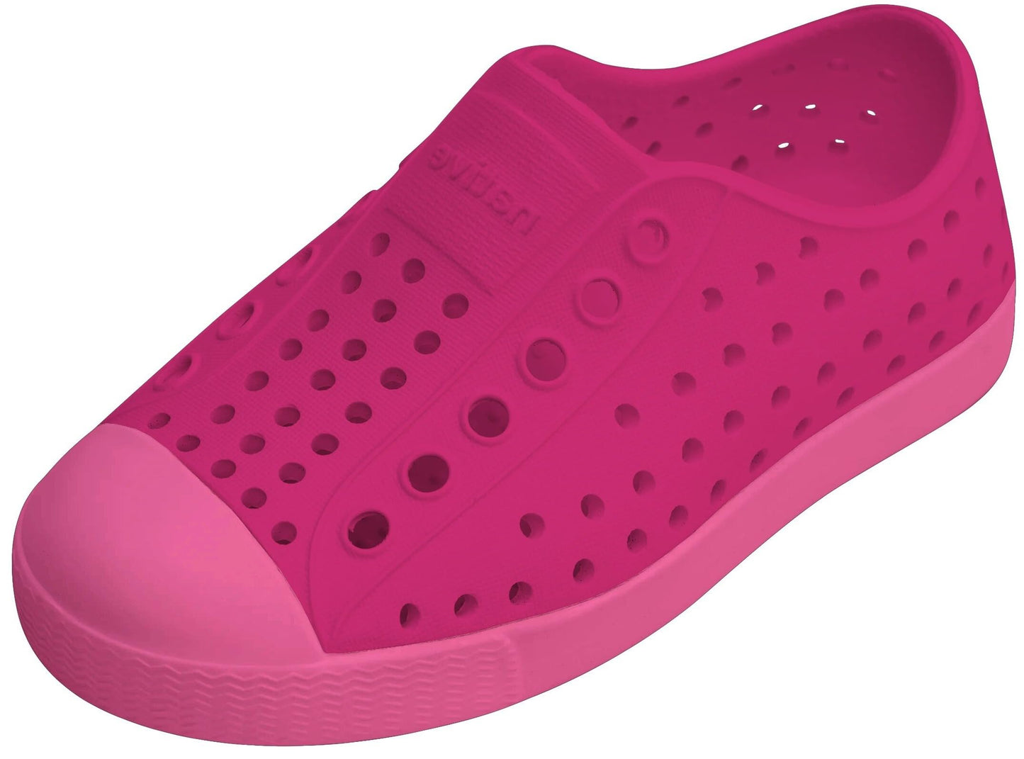 Native Shoes Unisex-Kids Jefferson Sneakers, Radberry Pink/Azalea Pink, 11 Little Kid