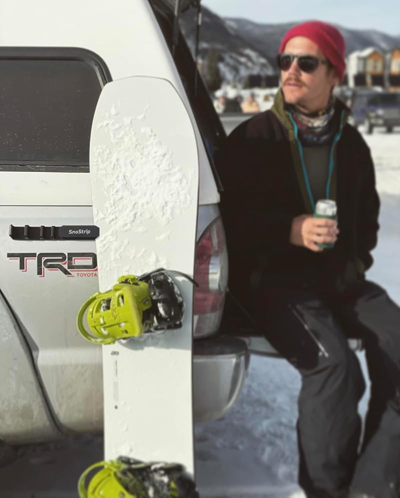 SnoStrip Magnetic Ski & Snowboard Holder for Car - Protective Gear Mount