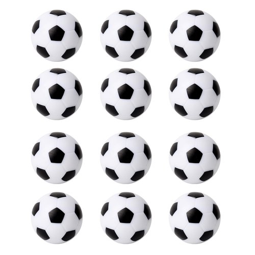 GSE Games & Sports Expert 12-Pack Foosball Table Replacement Balls, 36mm(1.42") Tabletop Soccer Football Balls for Foosball Table Accessories (White)