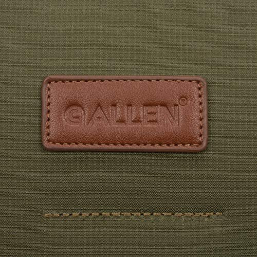 Allen Company Triumph Rip-Stop Double Compartment Shell Bag & 52 inch Waist Belt, Holds 50 Empty Hulls, Olive Green