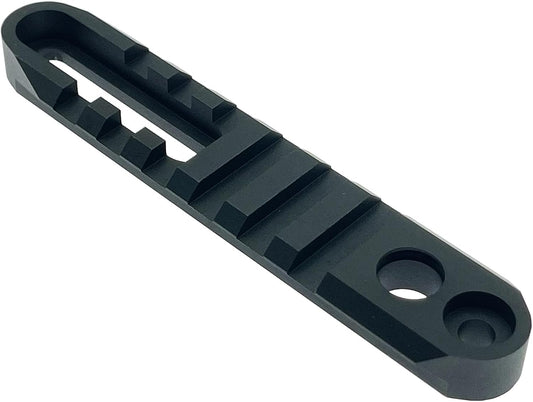1913 Rails 3.35" and 4" Flush Cup Fit for Atlas BT15 & BT17 Bipod, with Flat Back That Can Be Safely Mounted On Flat Surface, Maded from 6061-T6 Aluminum with Mil-Spec Type III Class 2 Finish