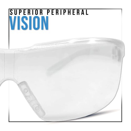 Going One Sports Safety Glasses - Eye Protection Goggles for Racquet Sports, Pickleball, Racquetball, Squash, Basketball, Soccer; Polycarbonate Lenses and Carrying Pouch, for Men and Women