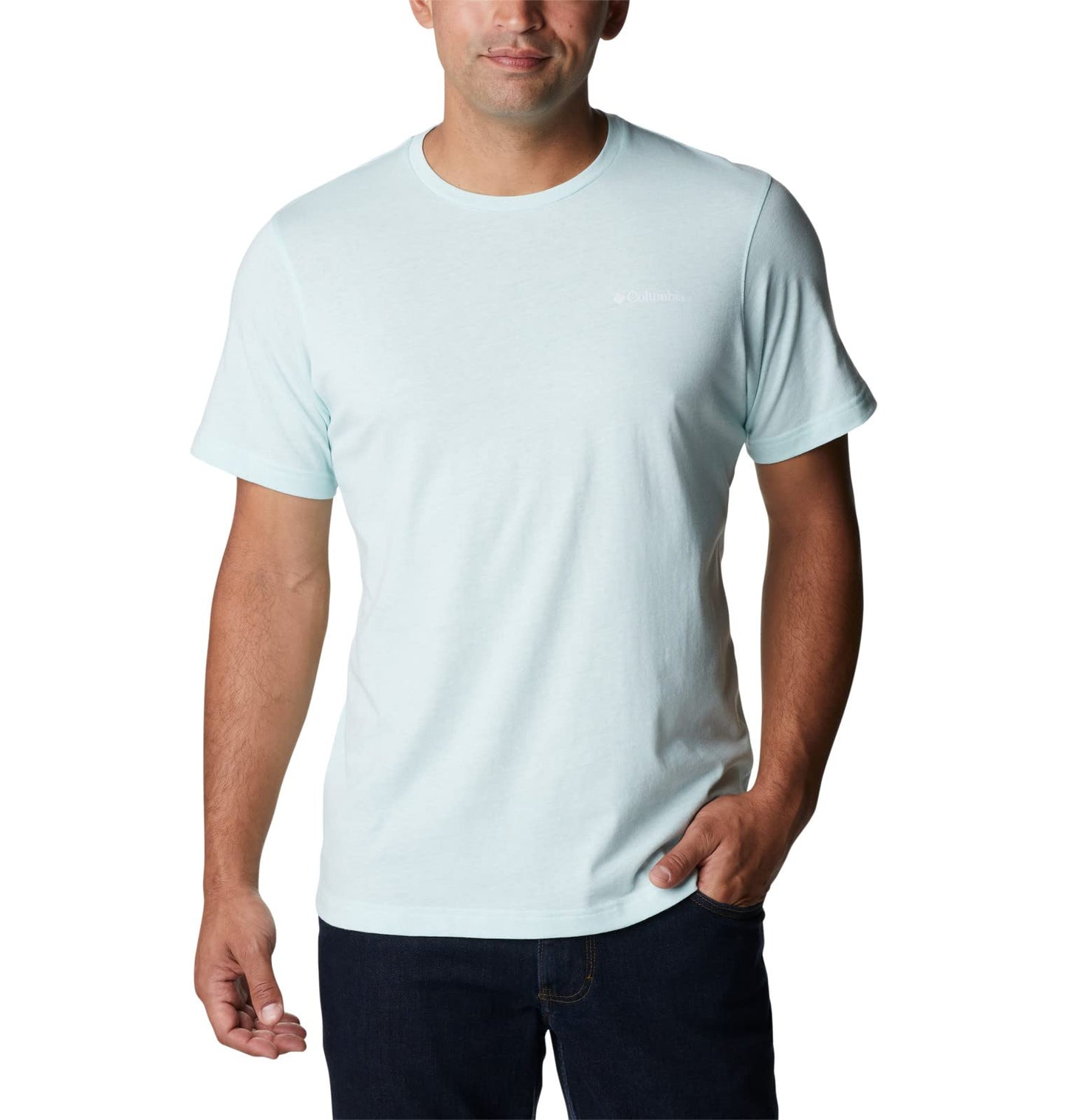 Columbia Men's Thistletown Hills Short Sleeve, ICY Morn Heather, 3X Big