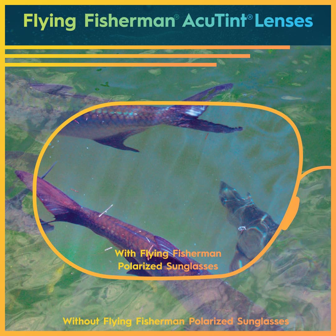 Flying Fisherman San Jose Polarized Sunglasses for Men, Women, Fishing, Boating, Outdoor Sports, 100% UV Protection