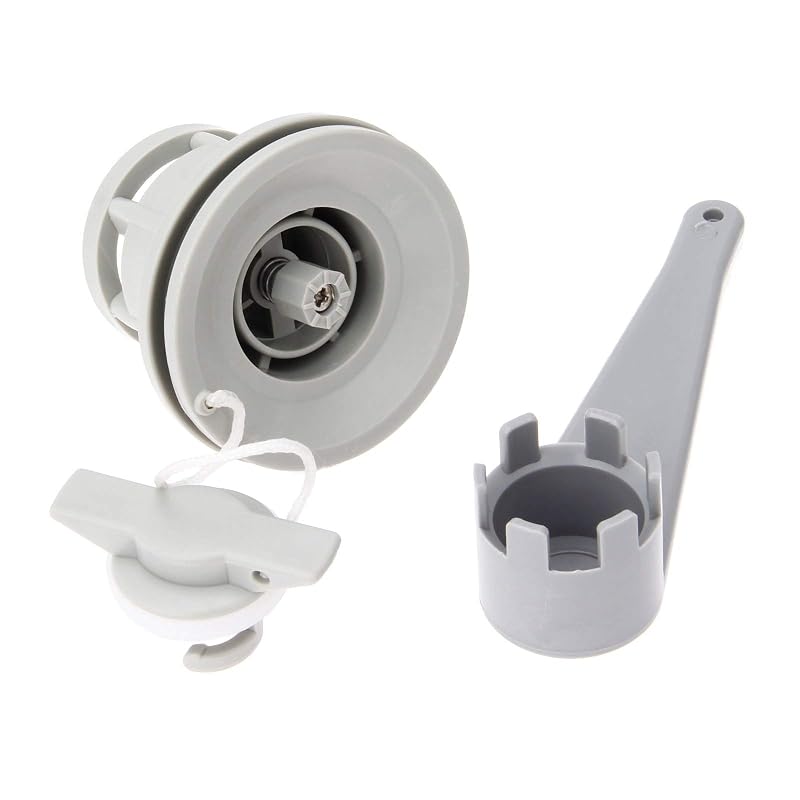 Kayak Valve Replacement Double Seal Air Valve Cap Set - 1 Set for Inflatable Boats, Dinghies, Canoes, Rafts