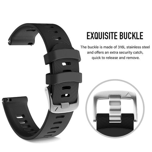 NotoCity for Garmin Forerunner 245/Forerunner 55 Band, 20mm Replacement Band for Galaxy Watch 5/5 Pro Galaxy Watch 4 Vivoactive 3 Vivoactive 5 Smartwatch