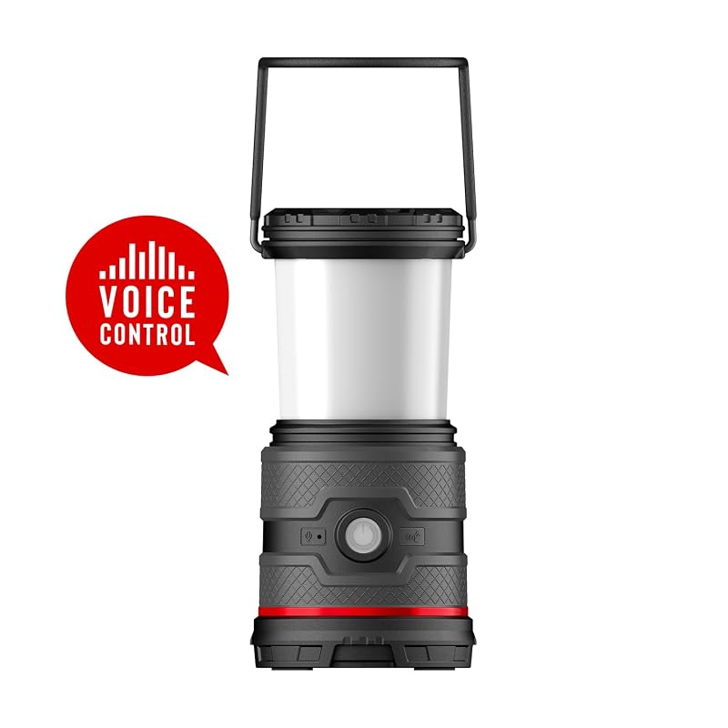 Coast EAL35R 1000 Lumen Voice-Controlled LED Lantern – Black (5 Modes, Power Bank, USB-C, IP54)