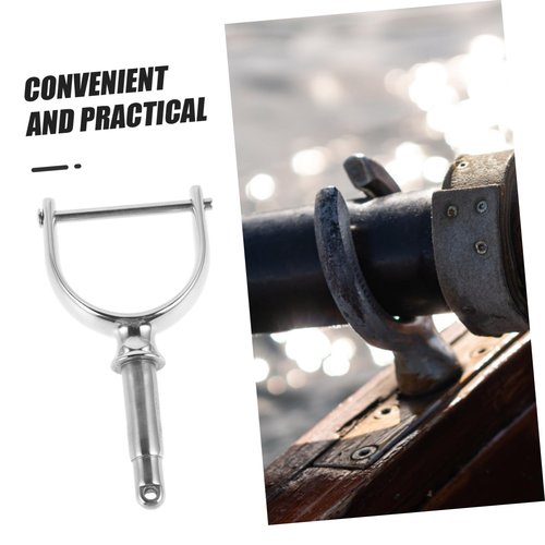 Sosoport Marine Grade Paddle Bracket Boat Oar Holder Rowing Boat Paddle Mount Oarlock Sockets Side Mount