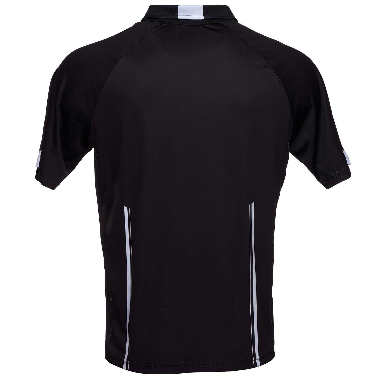Murray Sporting Goods Pro-Style Soccer Referee Jersey - Short Sleeve | Officials Short Sleeve Soccer Referee Shirt (Black, Small)